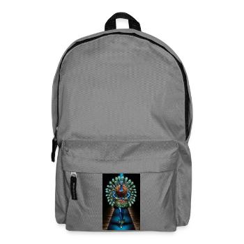 Humanoid Guan on Walkway - Backpack - elephant grey - Front