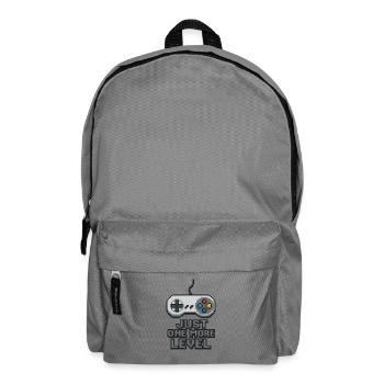 Conception de la manette de jeu Pixel Neon - Sac à dos - gris éléphant - Devant