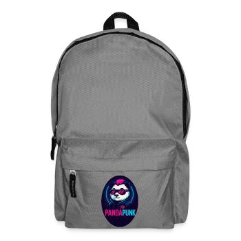 PandaPunk Neon Cyber Panda - Backpack - elephant grey - Front