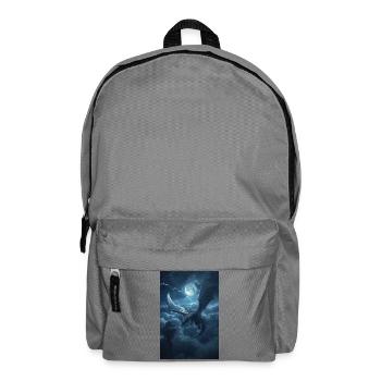 Der letzte Himmelsgeborene Drache - Rucksack - Mittelgrau - Vorne