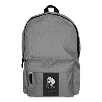 Cycling Is My Cardio - Backpack - elephant grey - Front