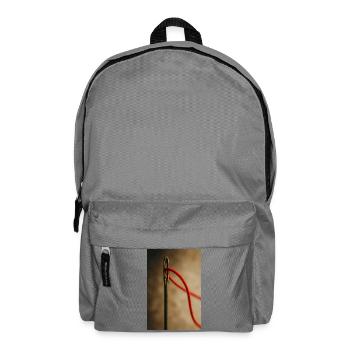 Thread Through Eye of the Needle - Backpack - elephant grey - Front