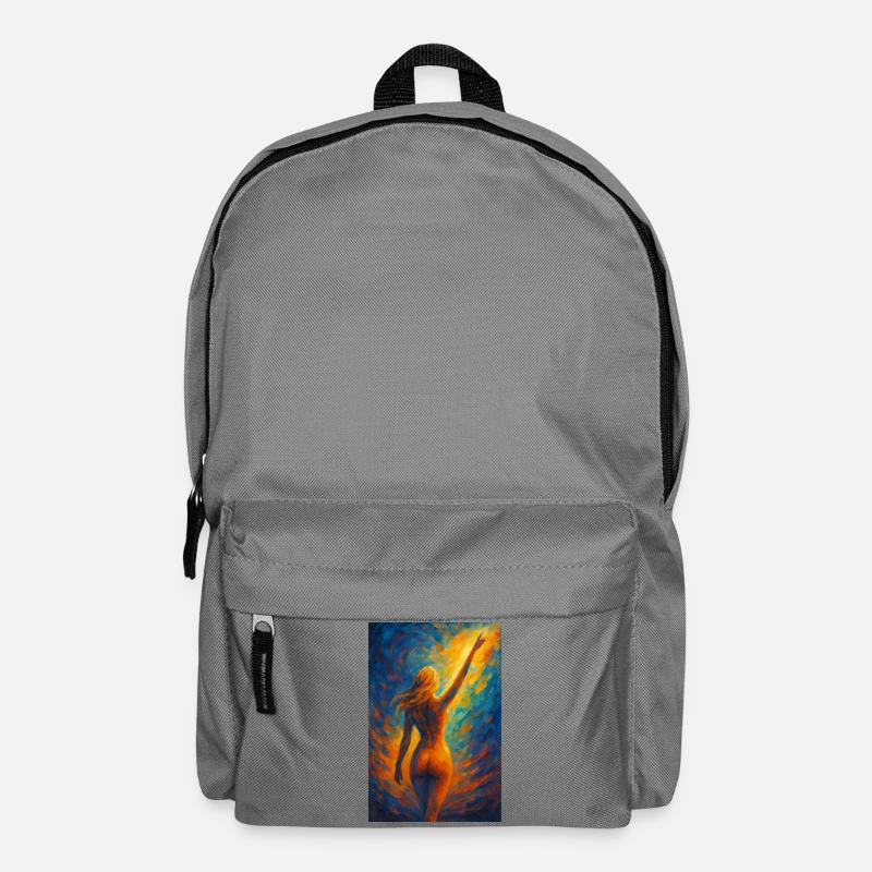 Silhouette in firelight - Backpack - elephant grey