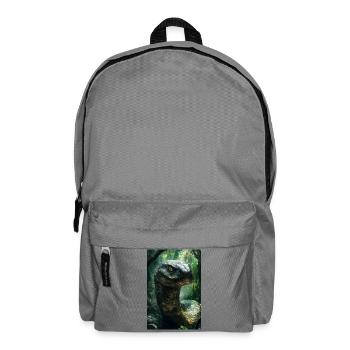 Illustration einer Schlange - Rucksack - Mittelgrau - Vorne