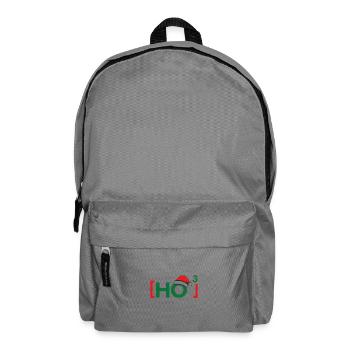 Lustiges Weihnachts T-Shirt Geschenk - Rucksack - Mittelgrau - Vorne