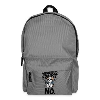 Si vous demandez comme ça, non. - Sac à dos - gris éléphant - Devant