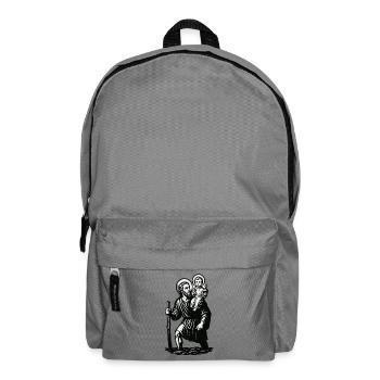 St Joseph with Child Jesus | Christophorus - Backpack - elephant grey - Front