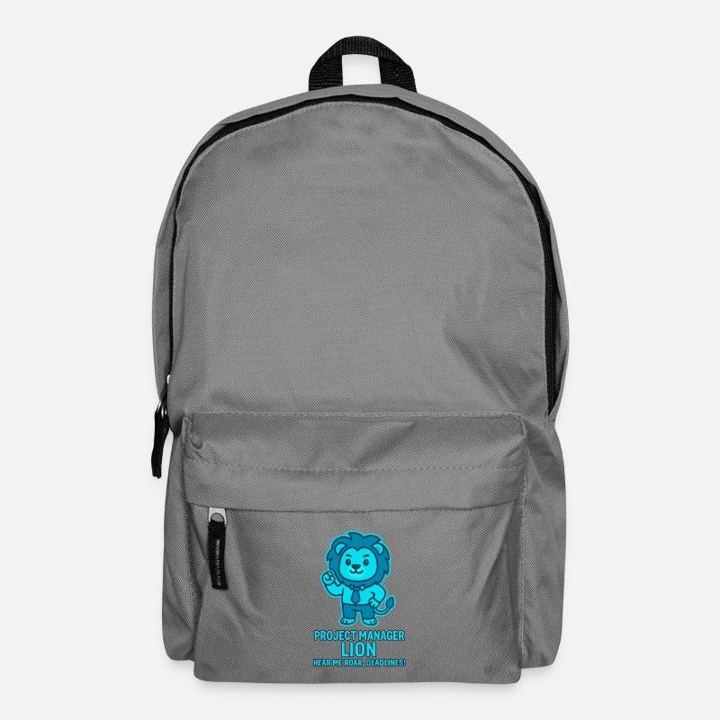 Chef de projet Löwe – Délais - Sac à dos - gris éléphant