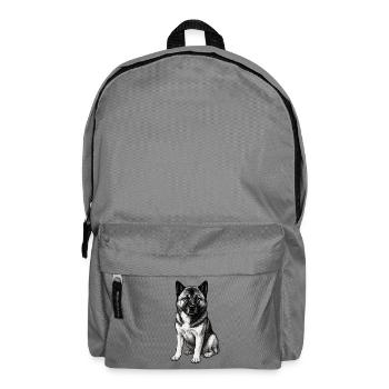 American Akita Holly - Rucksack - Mittelgrau - Vorne