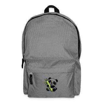 Panda Bambou Lime Doux - Sac à dos - gris éléphant - Devant