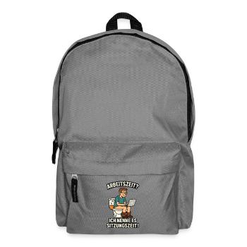 Session time on the laptop - Backpack - elephant grey - Front
