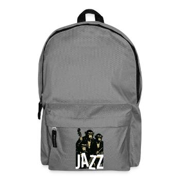 Jazz chimps Quartet - Backpack - elephant grey - Front