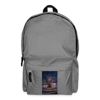 Lichtkräftige Armillarbahn - Rucksack - Mittelgrau - Vorne