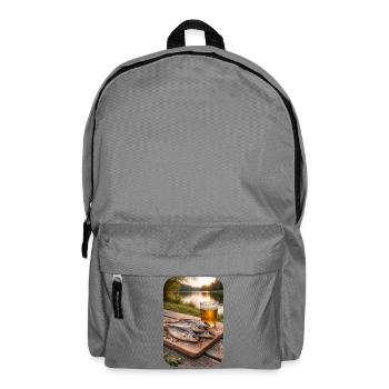 by the lake - Backpack - elephant grey - Front