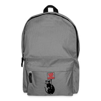 Adorez votre prochaine police rétro - Sac à dos - gris éléphant - Devant