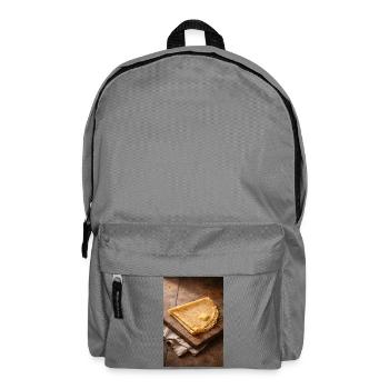 Crispy crepes with butter - Backpack - elephant grey - Front