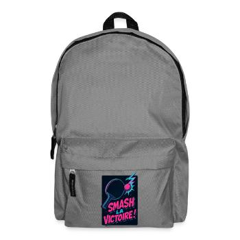 Zerstört den Sieg! Tischtennis - Rucksack - Mittelgrau - Vorne