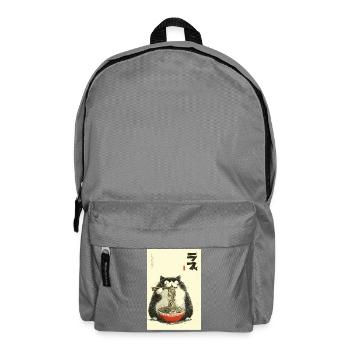 Neko Ramen Chat - Sac à dos - gris éléphant - Devant