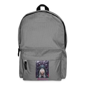 Hooded Vision: Silent Rebellion - Backpack - elephant grey - Front