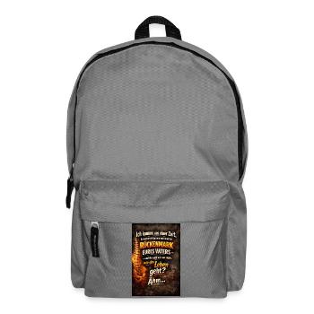 Ich komme aus einer Zeit ... - Rucksack - Mittelgrau - Vorne
