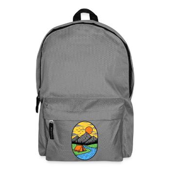 Mountain Sun Campfire Tent - Backpack - elephant grey - Front