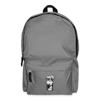 Dunkel und Stürmisch - Rucksack - Mittelgrau - Vorne