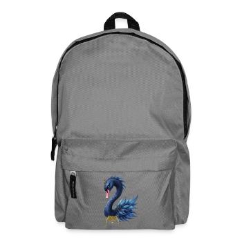 Blue Peacock Fantasy - Backpack - elephant grey - Front