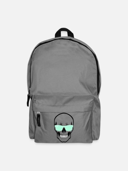 Farbverstellbare Sonnenbrille Smile Skull - Rucksack - Mittelgrau
