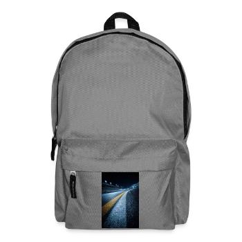 Mitternachts-Streckenhorizont - Rucksack - Mittelgrau - Vorne