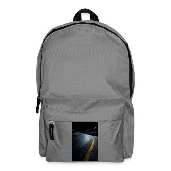 Nocturnal Race Track Curve - Backpack - elephant grey - Front