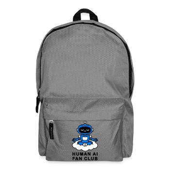 Human AI Fan Club - Backpack - elephant grey - Front
