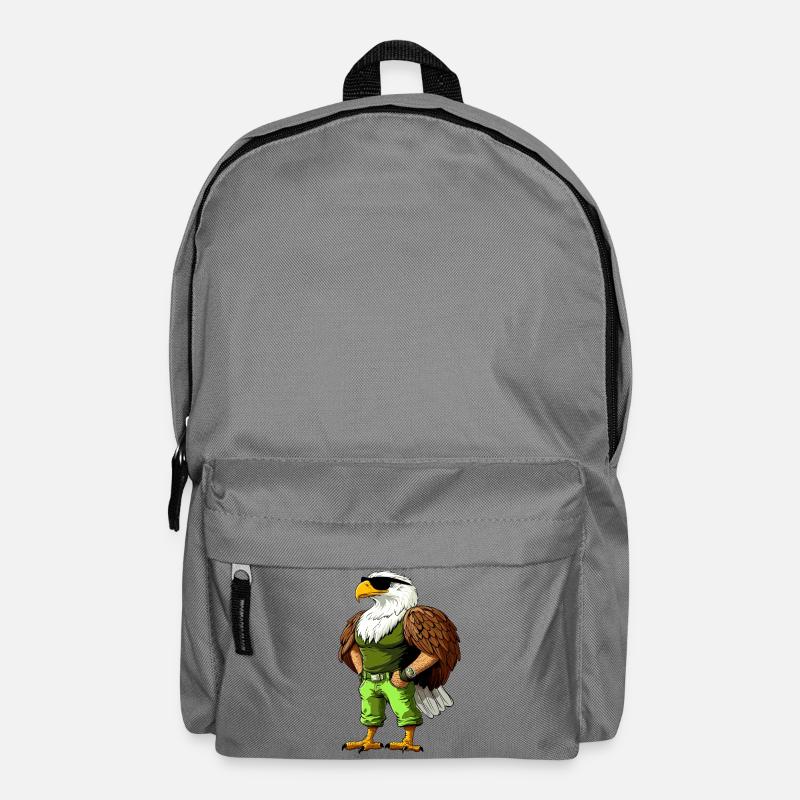 Cooler Adler  - Rucksack - Mittelgrau