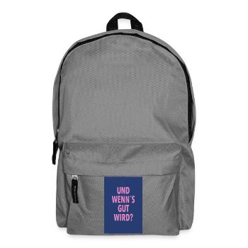 Et si ça se passe bien ? - Sac à dos - gris éléphant - Devant