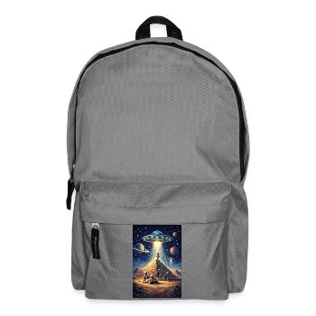Alien Pyramid UFO - Rucksack - Mittelgrau - Vorne