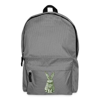 Lapin de Pâques Vintage du Lapin Vert - Sac à dos - gris éléphant - Devant