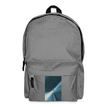 Lone Climber on Azure Frozen Ridge - Backpack - elephant grey - Front