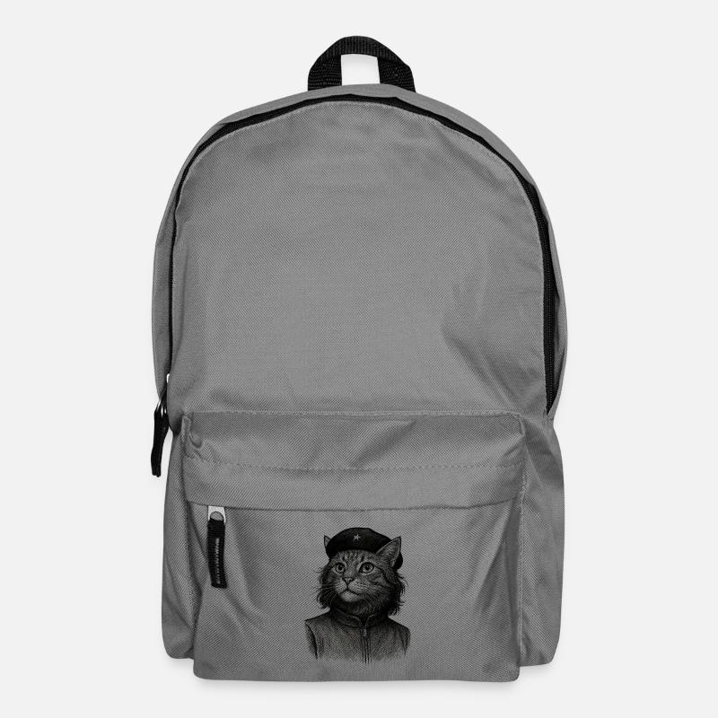 Chat avec béret - Sac à dos - gris éléphant