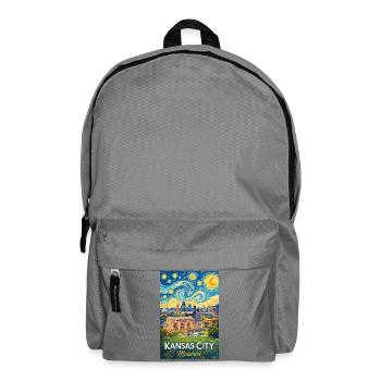 Kansas City Missouri - Rucksack - Mittelgrau - Vorne