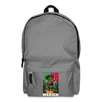 Mexiko Stolz & Heimat Mexikaner Mexico Flagge - Rucksack - Mittelgrau - Vorne