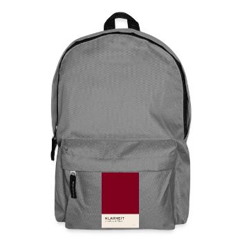 Klarheit entsteht durch Fokus Poster - Rucksack - Mittelgrau - Vorne