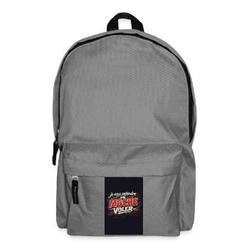 Je veux entendre UN MOCHE VOLER - Sac à dos - gris éléphant - Devant