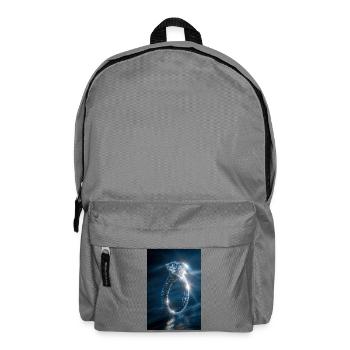 Diamantring-Glanz - Rucksack - Mittelgrau - Vorne