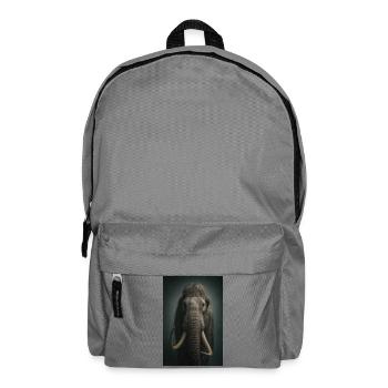 Éléphant d’ivoire nocturne - Sac à dos - gris éléphant - Devant