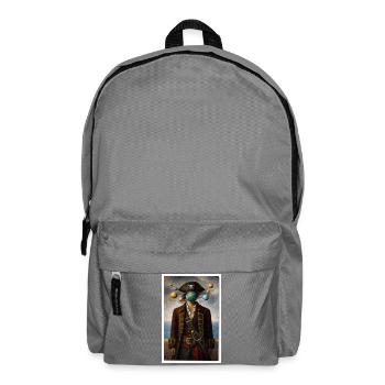 Cosmic Pirate Portrait - Backpack - elephant grey - Front