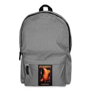 Sweet Potato Geometric Orange Root - Backpack - elephant grey - Front