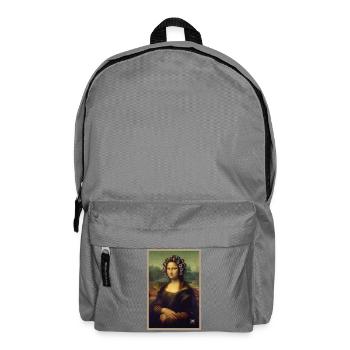 Mona Lisa Curlers - Backpack - elephant grey - Front