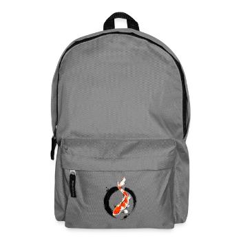 Zen Koi Ink Circle - Rucksack - Mittelgrau - Vorne