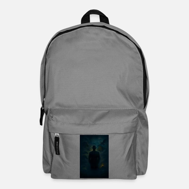 Schattenrätsel im Nebel - Rucksack - Mittelgrau