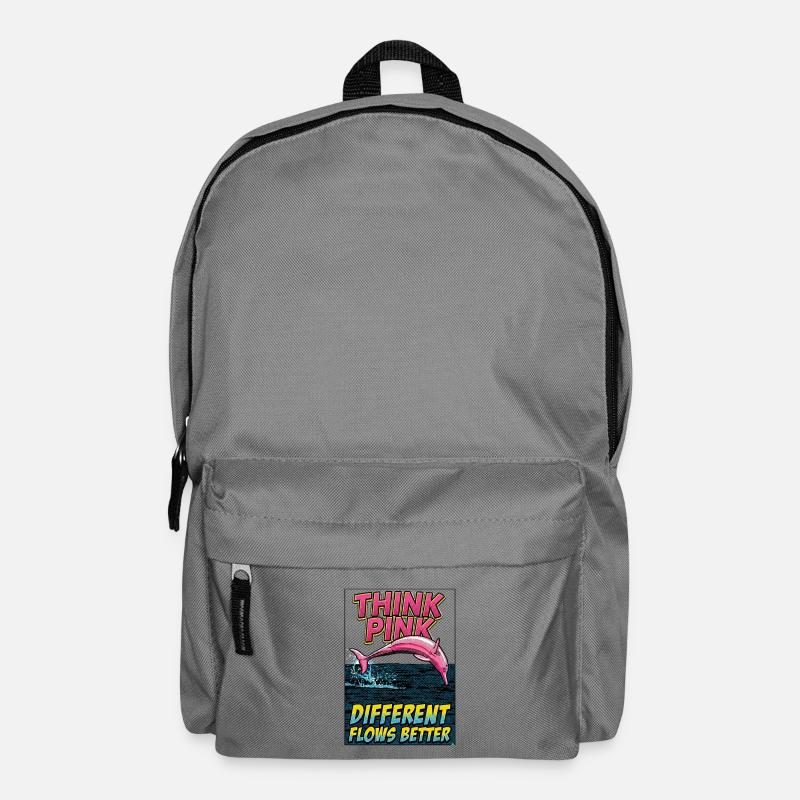 Pensez à Pink Dolphin : Meilleur Flow - Sac à dos - gris éléphant