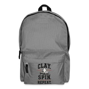 Chemise en céramique Clay Spin Repeat - Sac à dos - gris éléphant - Devant